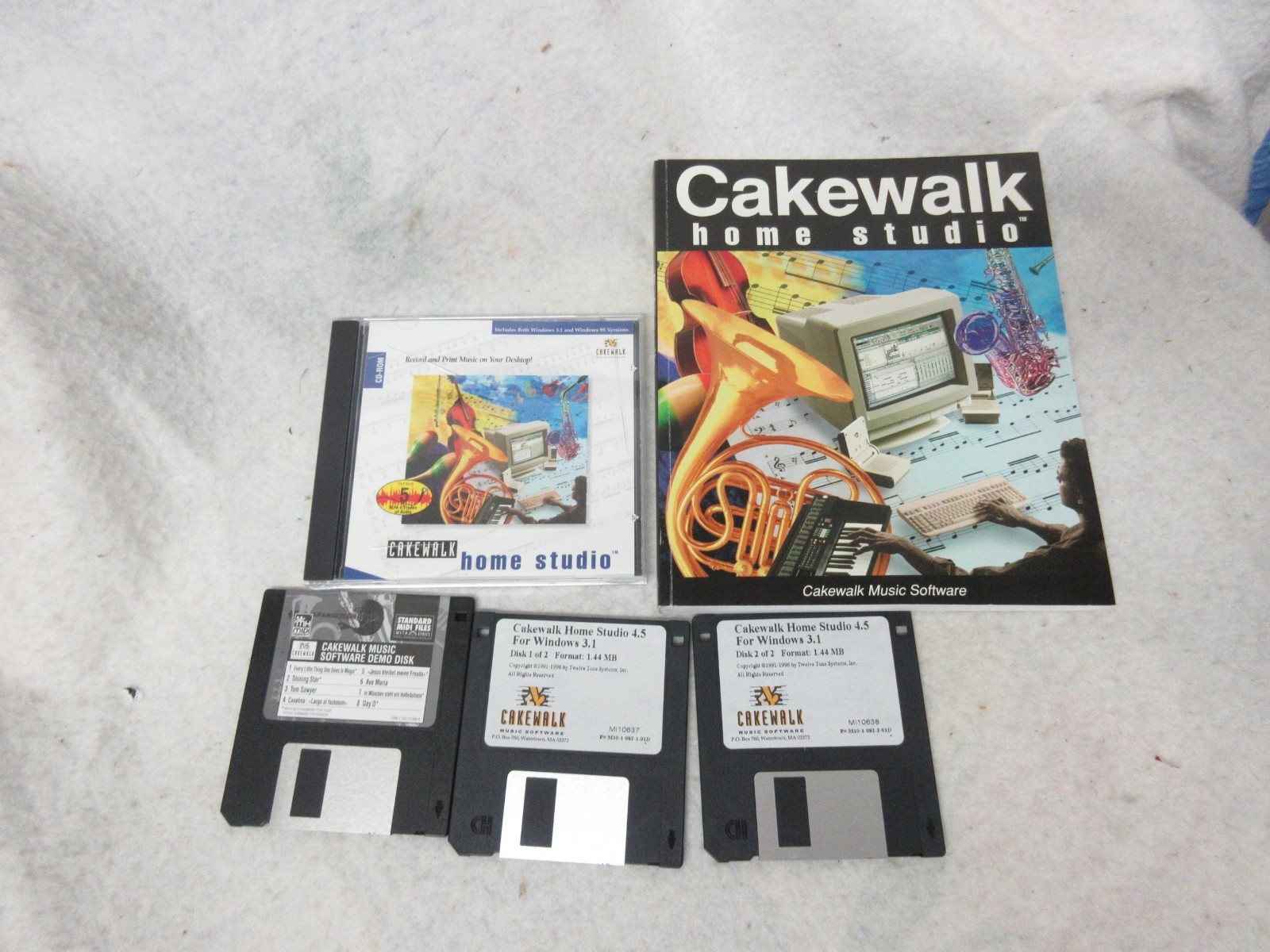 Cakewalk Home studio Verion 3.0 big box Twelve tone systems Vintage