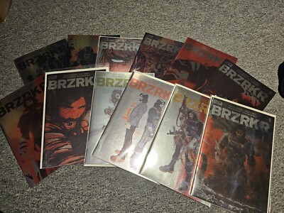 Boom! - BRZRKR #1 - #12 (2021) COMPLETE FOIL SET - CVR C SET - All NM NEVER READ