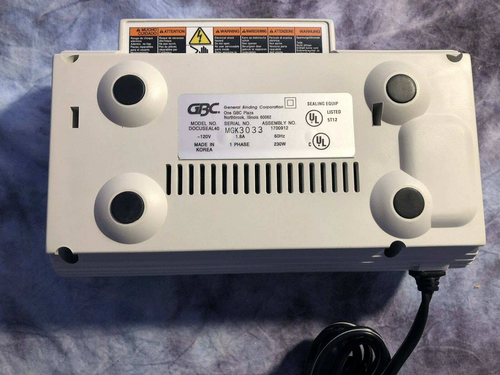 GBC DocuSeal 40 Home/Office 4