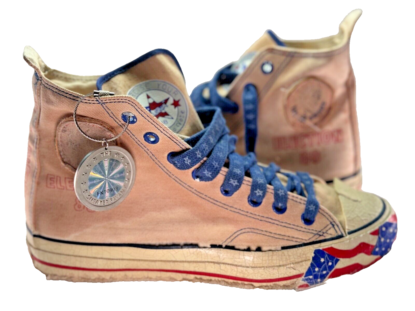 VINTAGE 1988 LA Gear 'Election' Vote Sneakers sz 7 TSS