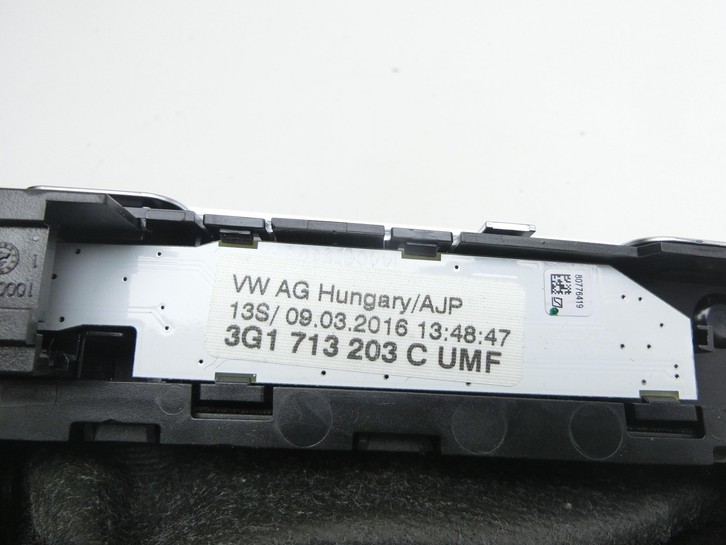 VW Passat 3G 14-19 Autom Schaltsack Schaltmanschette vom Schaltknauf DSG schwarz/aluminium VW Passat 3G 14-19... Bild 5