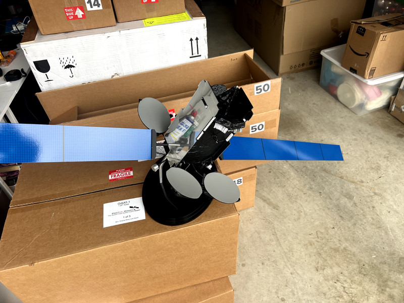 Satellite model kit - 1/50th scale of a Boeing Geo