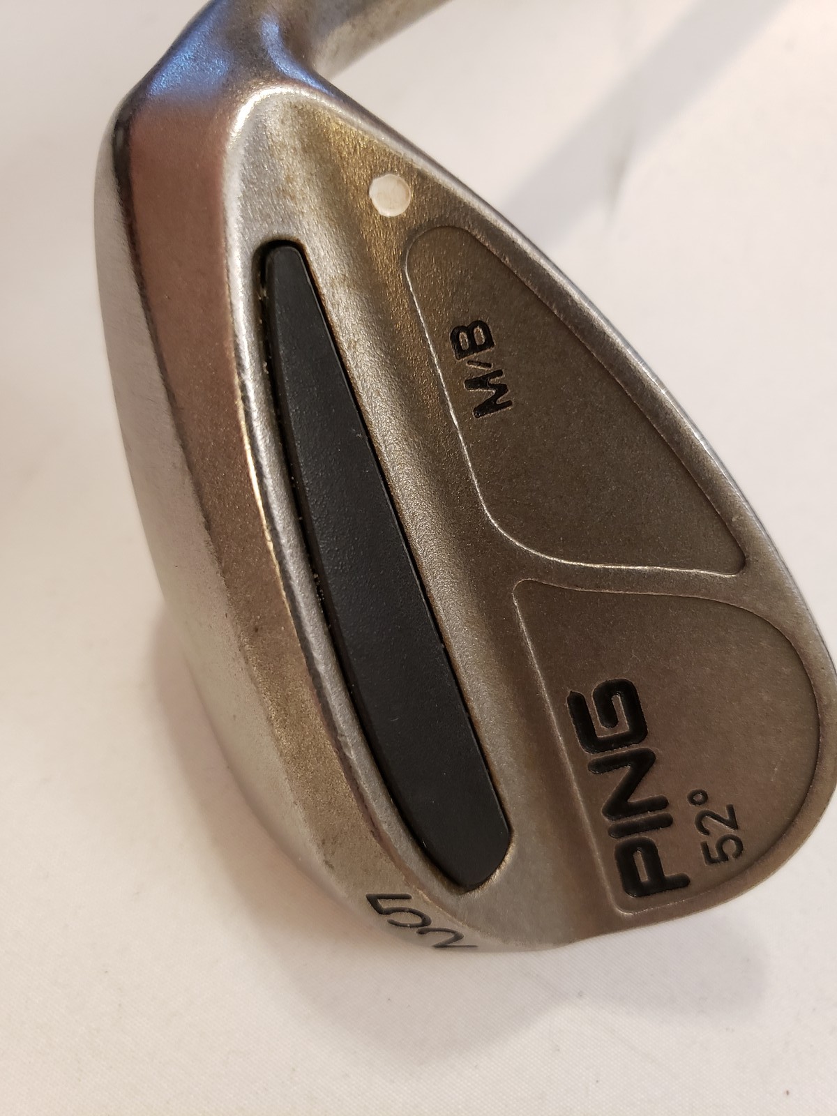 Used Ping M/B MB Gap Wedge - 52* - White Dot - Stock CS Lite Stiff - RH