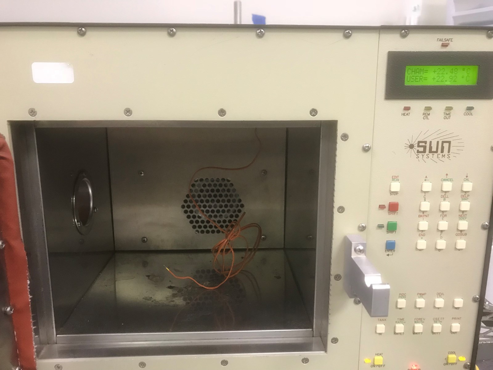 Sun EC1A Environmental Chamber oven, LN2 cooling, computer software, Warranty