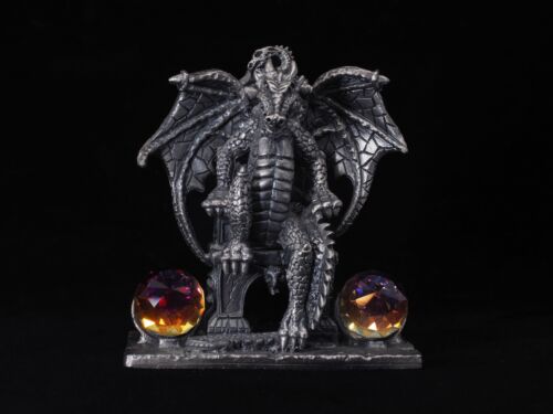 Tudor Mint Pewter Figurine WAPW #3123 UK “The Dragon King” by Mark Locker