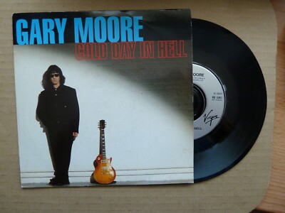 GARY MOORE (THIN LIZZY) - COLD DAY IN HELL - 7'' P/S SINGLE - VIRGIN - VS 1393
