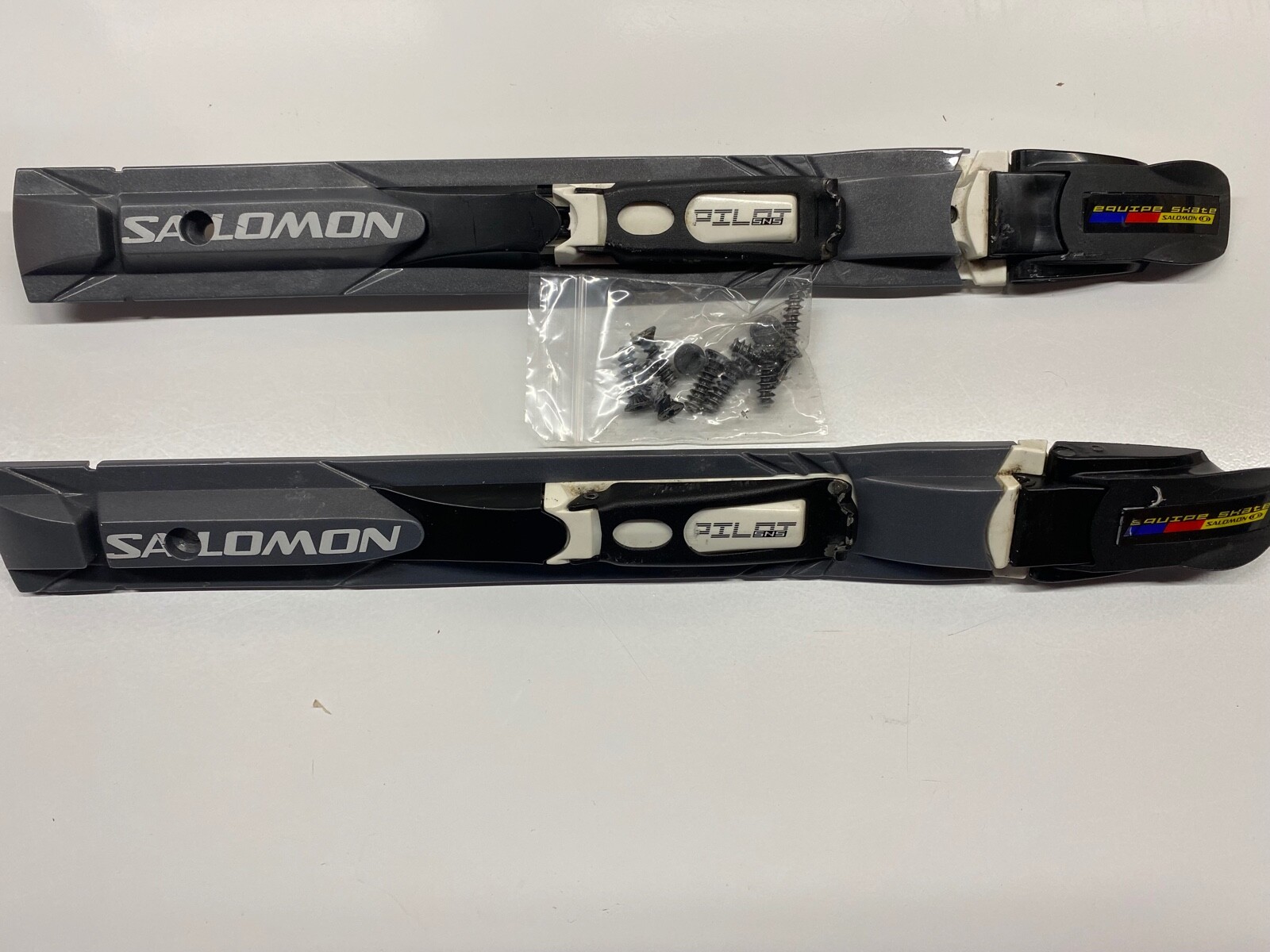 SALOMON Equipe Skate SNS Pilot XC cross country ski bindings USEDのeBay