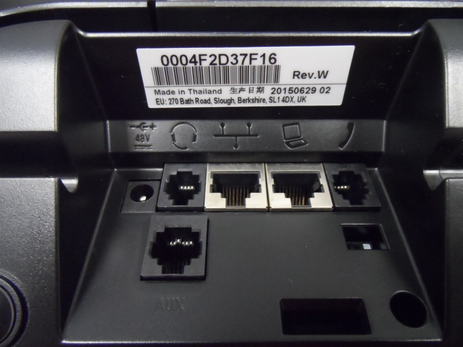 Polycom VVX410 PoE, GIG-E, Desktop Phone 2200-46162-025 VVX 410