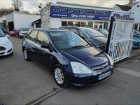 2002 Honda Civic 1.6 i-VTEC SE Executive 5dr HATCHBACK PETROL Manual