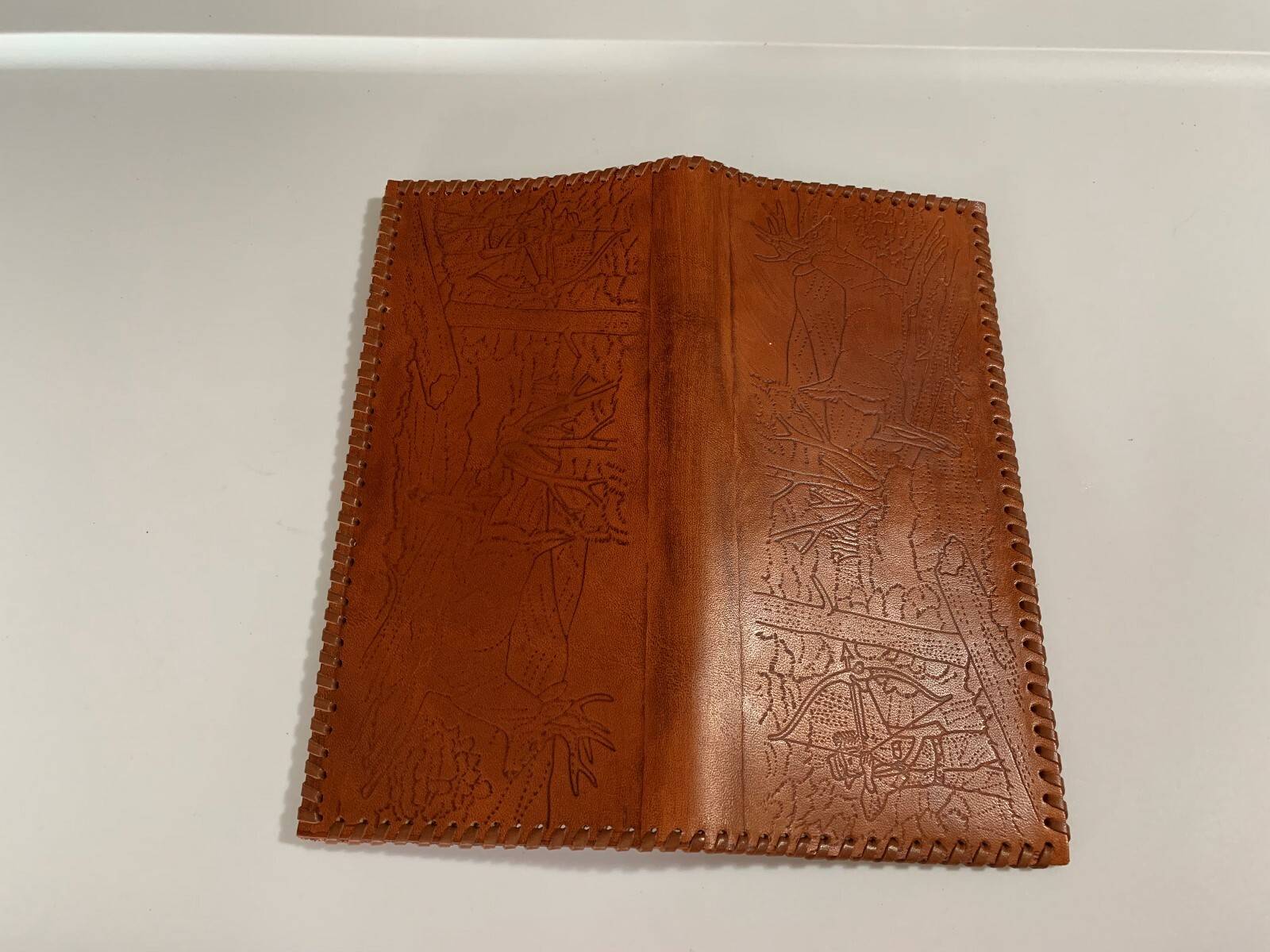 Oil Field Leather Pipe Tally Book Cover 8.75