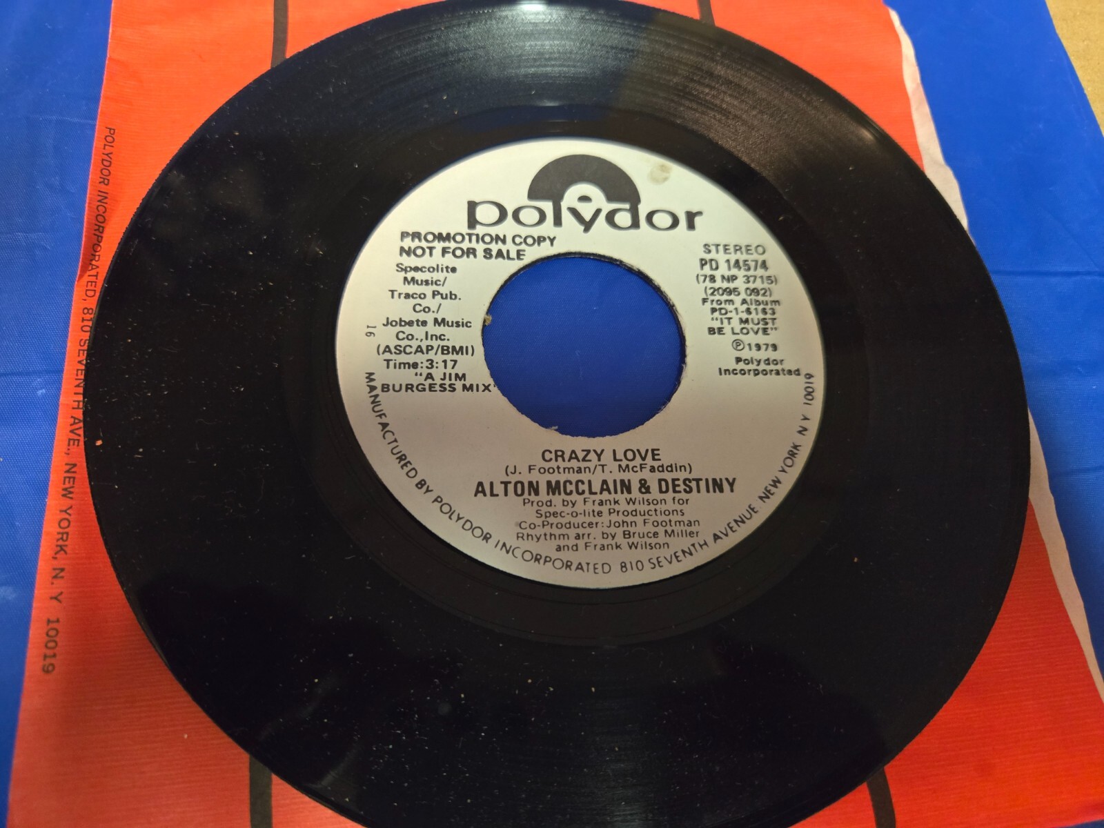 Alton McClain & Destiny ‎– Crazy LovUS12 Alton McClain & Destiny - Crazy Love (12 inch 1979) - YouTube