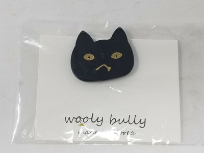 Wooly Bully Black Cat Pin