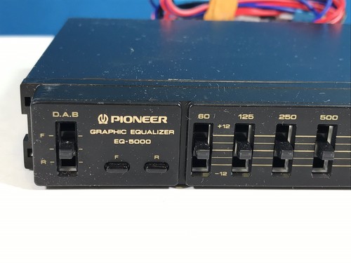 Pioneer 9 Band Graphic Equalizer Model EQ-5000 Car Audio Vintage Electronics