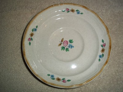 VINTAGE INTERNATIONAL TABLEWORKS INT'L CHINA STONEWARE JAPAN SAUCER SET OF 5