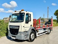 2017 DAF LF55,260 TIPPER SKIP GRAB CHASSIS+CAB 18 TON EURO-6 ONLY 106,000 MILES 