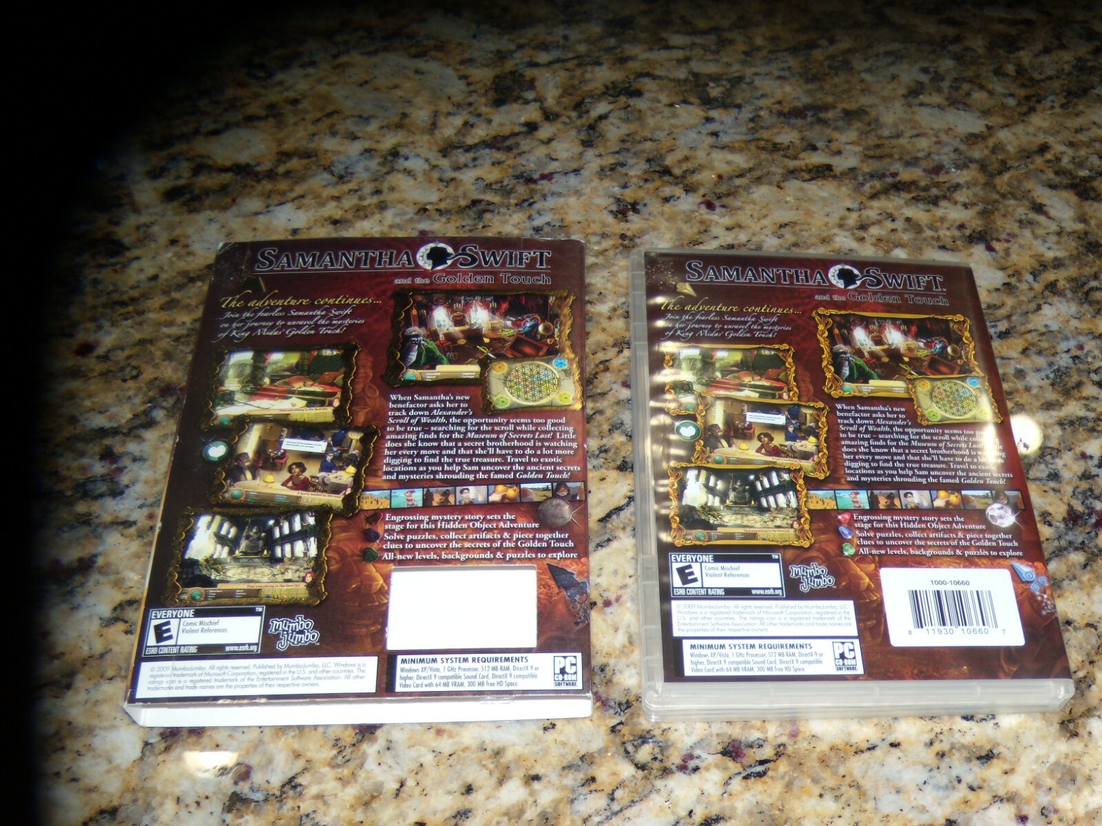 Samantha Swift and the Golden Touch (PC, 2009) Mint