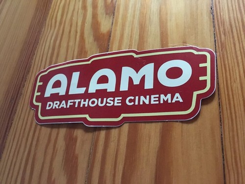 BRAND NEW Alamo Drafthouse Cinema Decal/ Adhesive/ Bumper Sticker/ Luggage/ Etc.