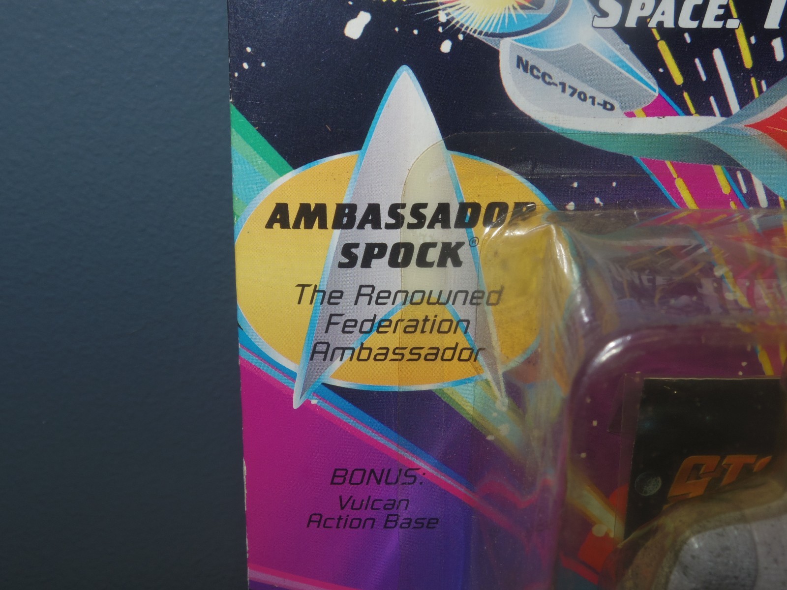 1993 Playmates Star Trek Next Generation Ambassador Spock Collectible Toy - New