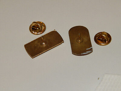 (2) NOS 1980's Schlitz & Schlitz Light Beer Can Tie Vest Hat Pins