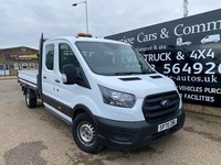 2020 70 FORD TRANSIT 350 2.0 TDCI LEADER AWD 4X4 LWB L3 DROPSIDE DOUBLE CAB 7 ST
