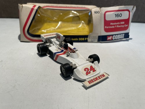 スポーツ CORGI Hesketh 308 F1 Racing Car 1970s Vintage Corgi 160 Hesketh Ford 308 F1 Racing Car