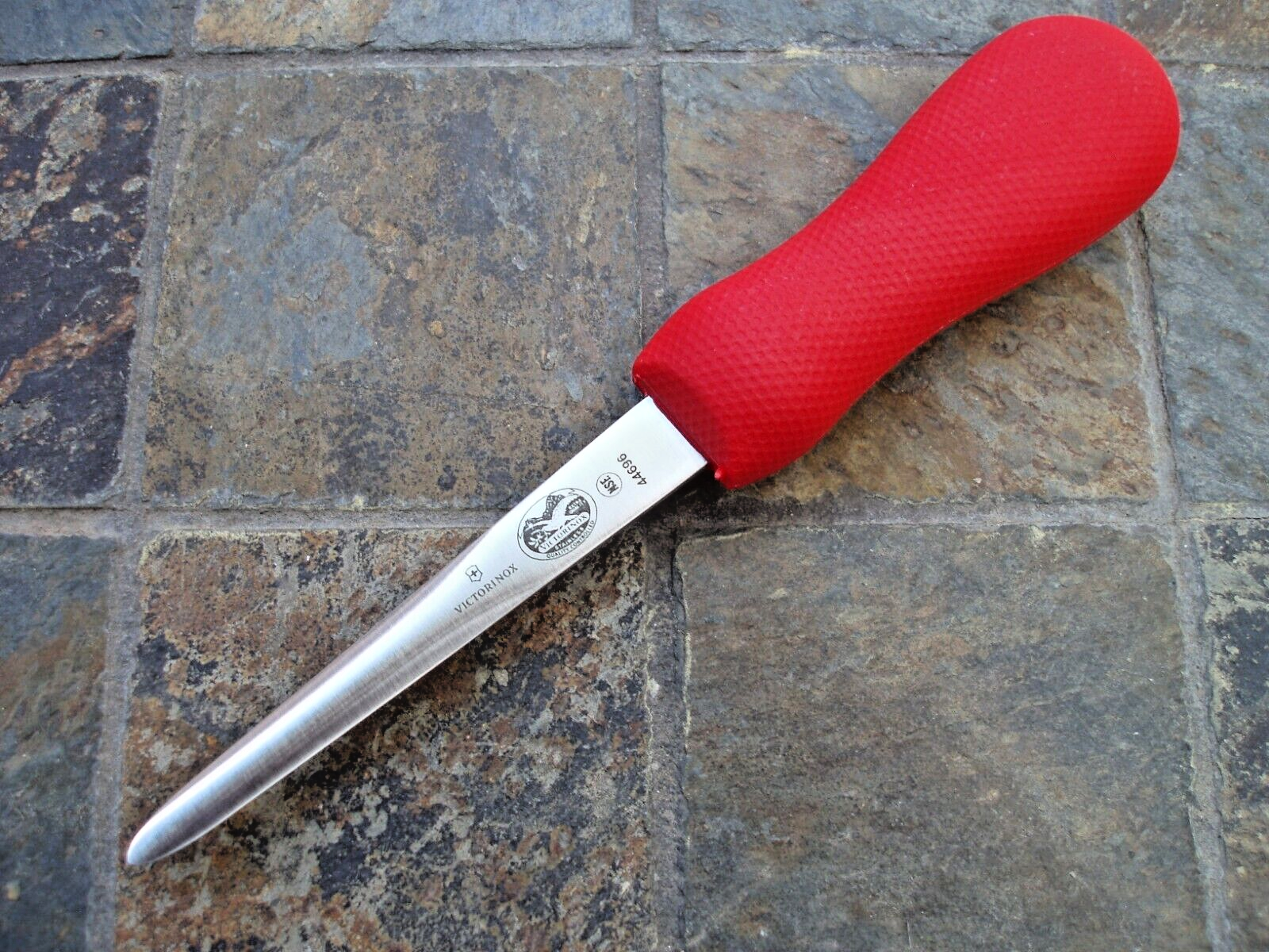 Boston Style 4 Inch Blade Red Supergrip Handle