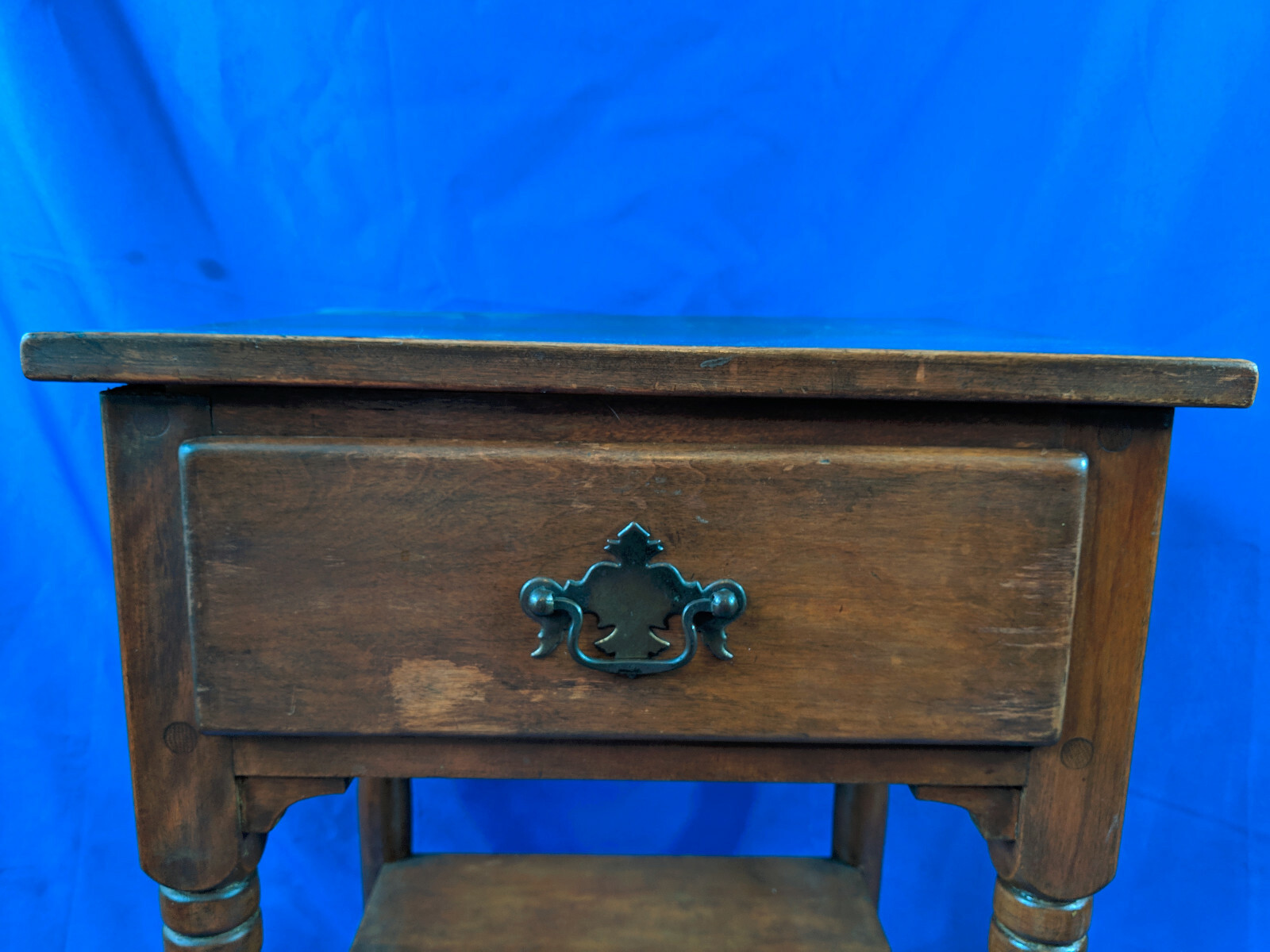 Ethan Allen Baumritter Vermont 1930s-40s Antique Table Night Stand Drawer VTG