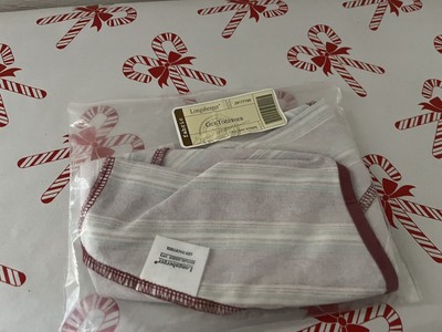 Longaberger Holiday Stripe Liner For 2004 Get Together Basket 28177166 ~NEW!