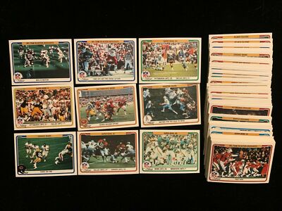 1982 Fleer Football Teams in Action singles - choose from list  - Nrmt/Nrmt+