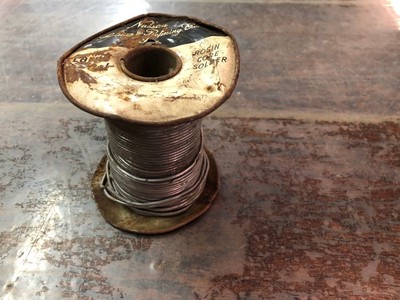 Nassau Western Electric Rosin Core Solder large Spool 3 lbs 10 oz