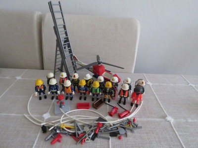 Playmobil Feuerwehr Figuren + Zubehör Konvolut Sammlung