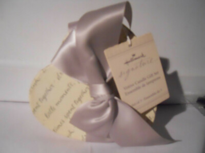 Hallmark SIGNATURE VOTIVE CANDLE GIFT SET OF 3 Heart Box Valentines Day
