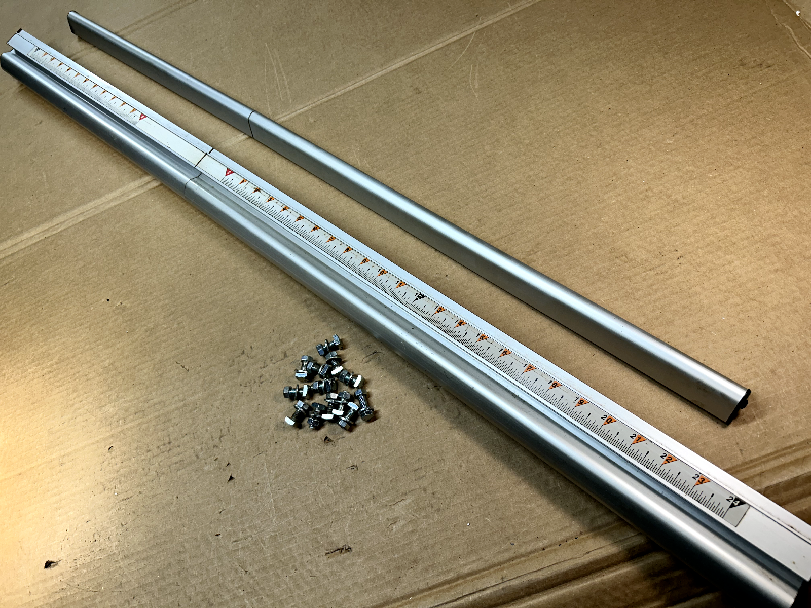 READ Craftsman Table Saw Align-A-Rip 24/12 GUIDE RAILS ONLY