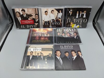 IL DIVO 7 CD Lot Vocal Wicked Game Musical Affair Ancora The Promise Celine Dion