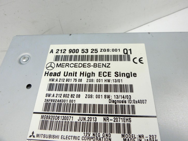 Mercedes S212 W212 E300h 13-16 Navigationssystem Navi Autoradio Head Unit CD DVD Player Mercedes S212 W212 E300h... Bild 5