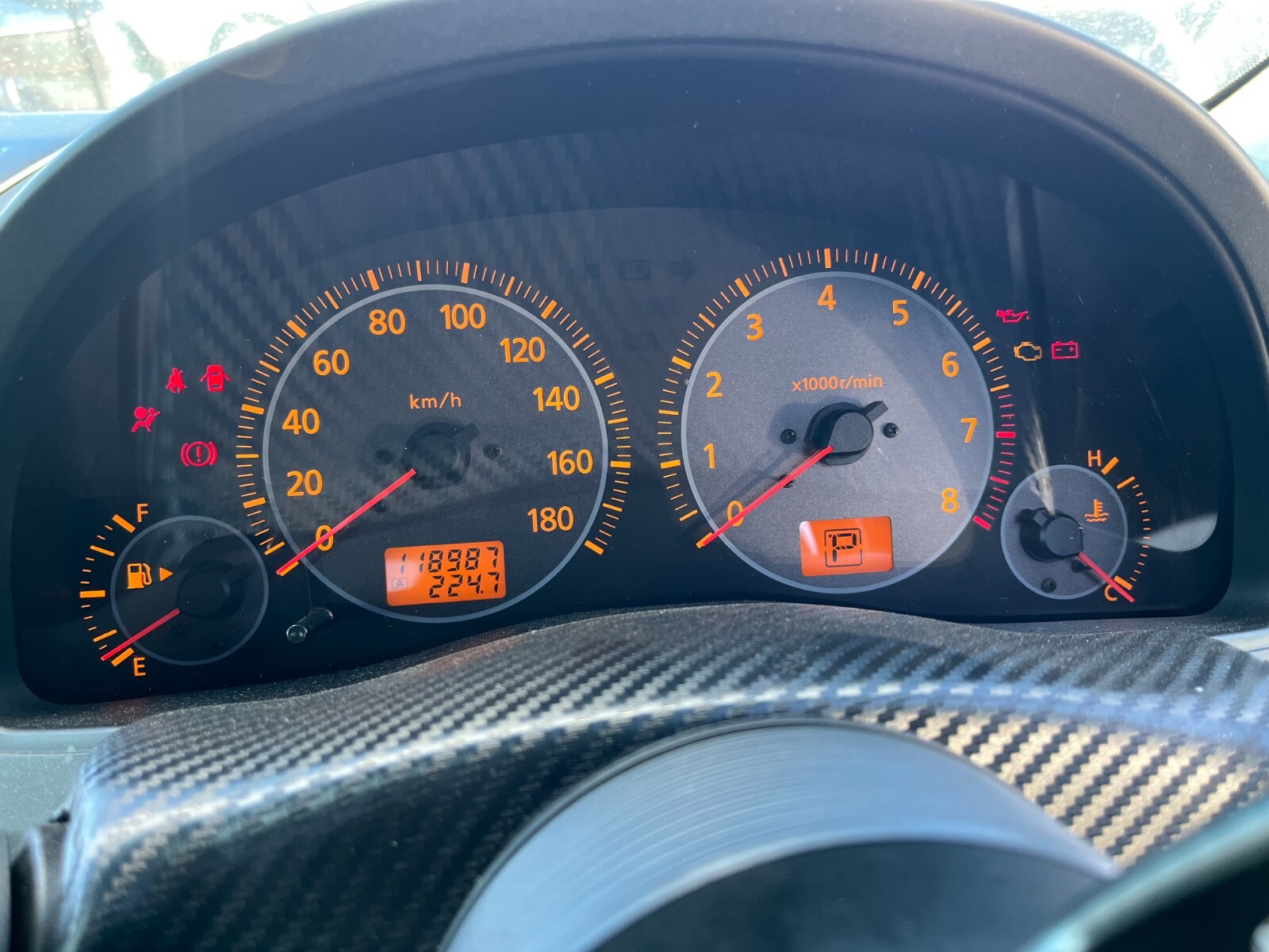 JDM Nissan Skyline V35 Auto White Face Speedometer Gauge