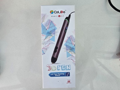 Colido, hand held 3D printer pen. PLA/ABS UK Plug. Complete with filament