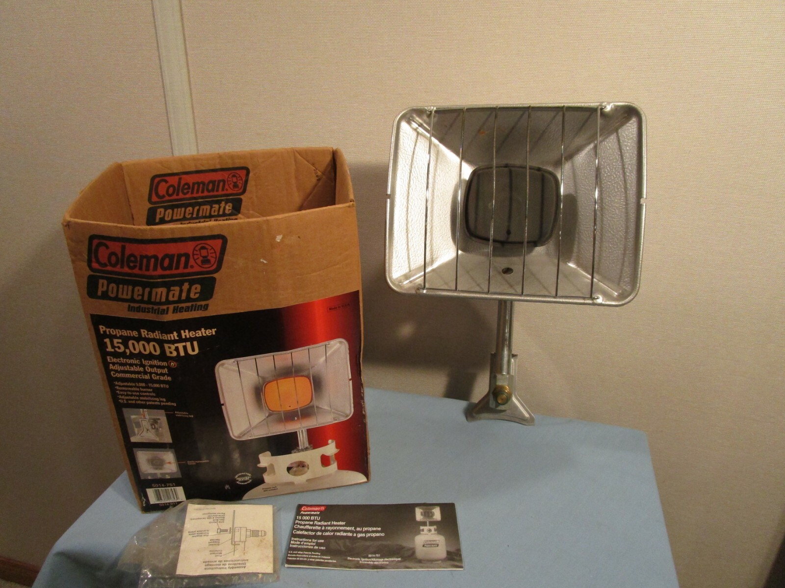 Coleman Powermate Industrial Heater 15,000btu Propane 5014751のeBay公認海外