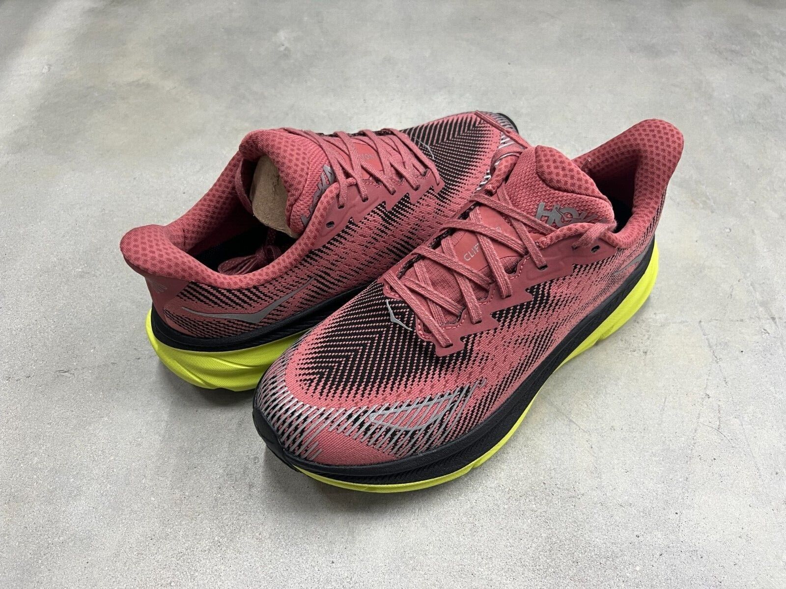 Hoka One One Men's Clifton 9 GTX Gore Tex Black Clay 1159910 Hoka One One Men's Clifton 9 GTX Gore Tex Black Clay 1159910