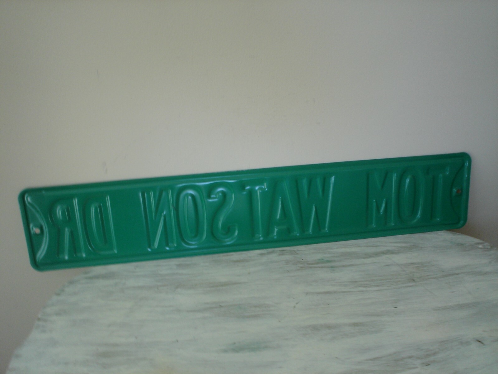 Vintage TOM WATSON DR Heavy Metal Sign 32