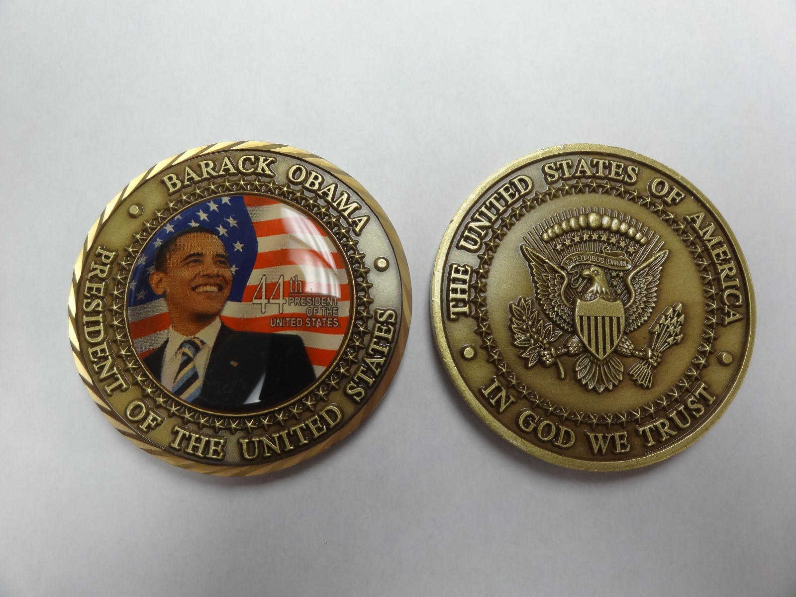 CHALLENGE COIN PRESIDENT OF THE UNITED STATES BARACK OBAMA