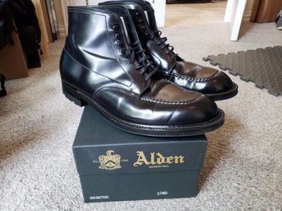 alden black indy boot