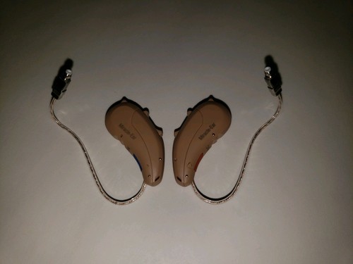 2x Miracle Ear ME RIC 3175 RIC 312 Hearing Aids Receiver-in-Canal Mint Set Pair