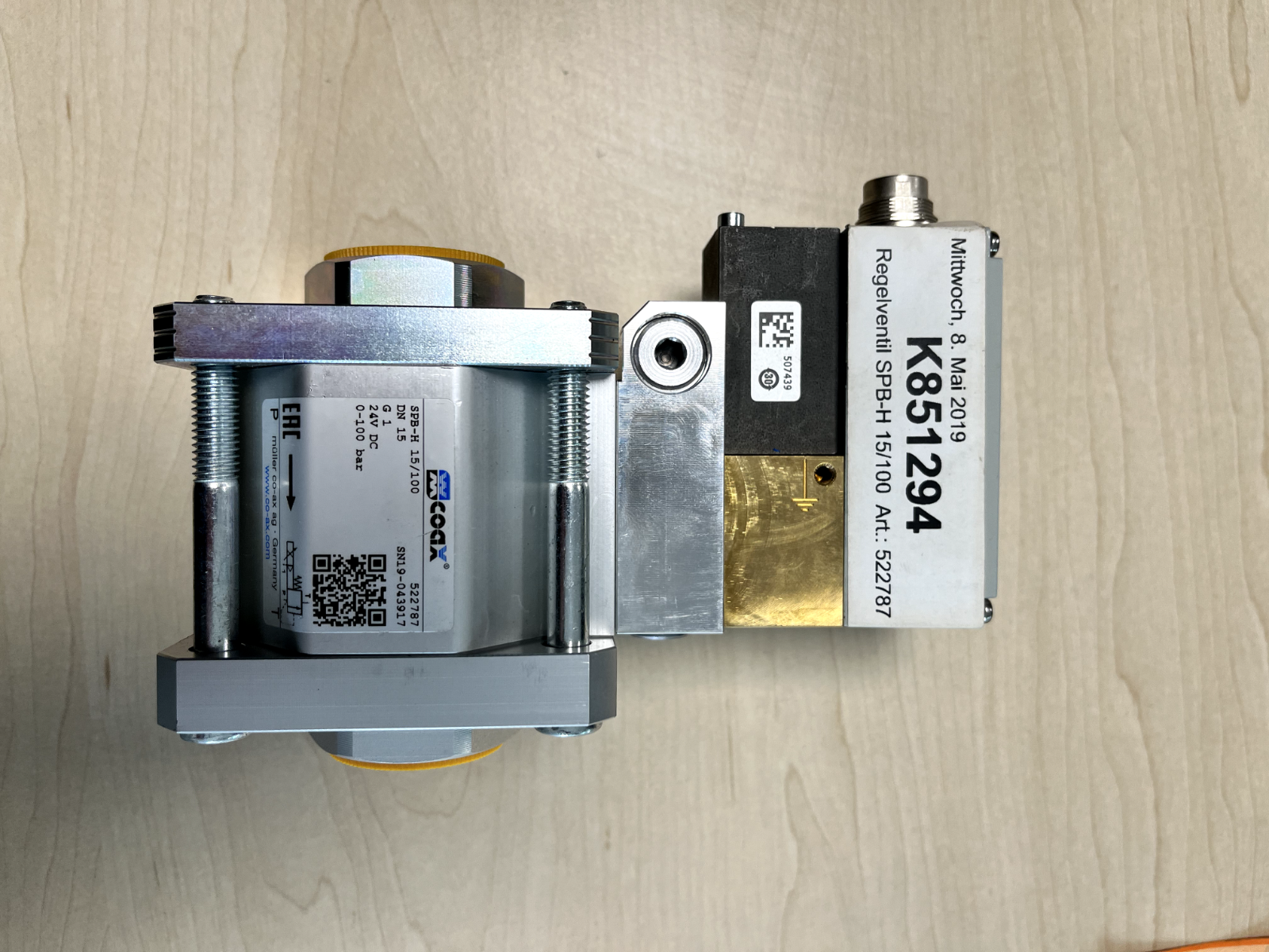 COAX SPB-H 15/100 DN15 + BS-3-DDZ-213745 Pressure Control | eBay