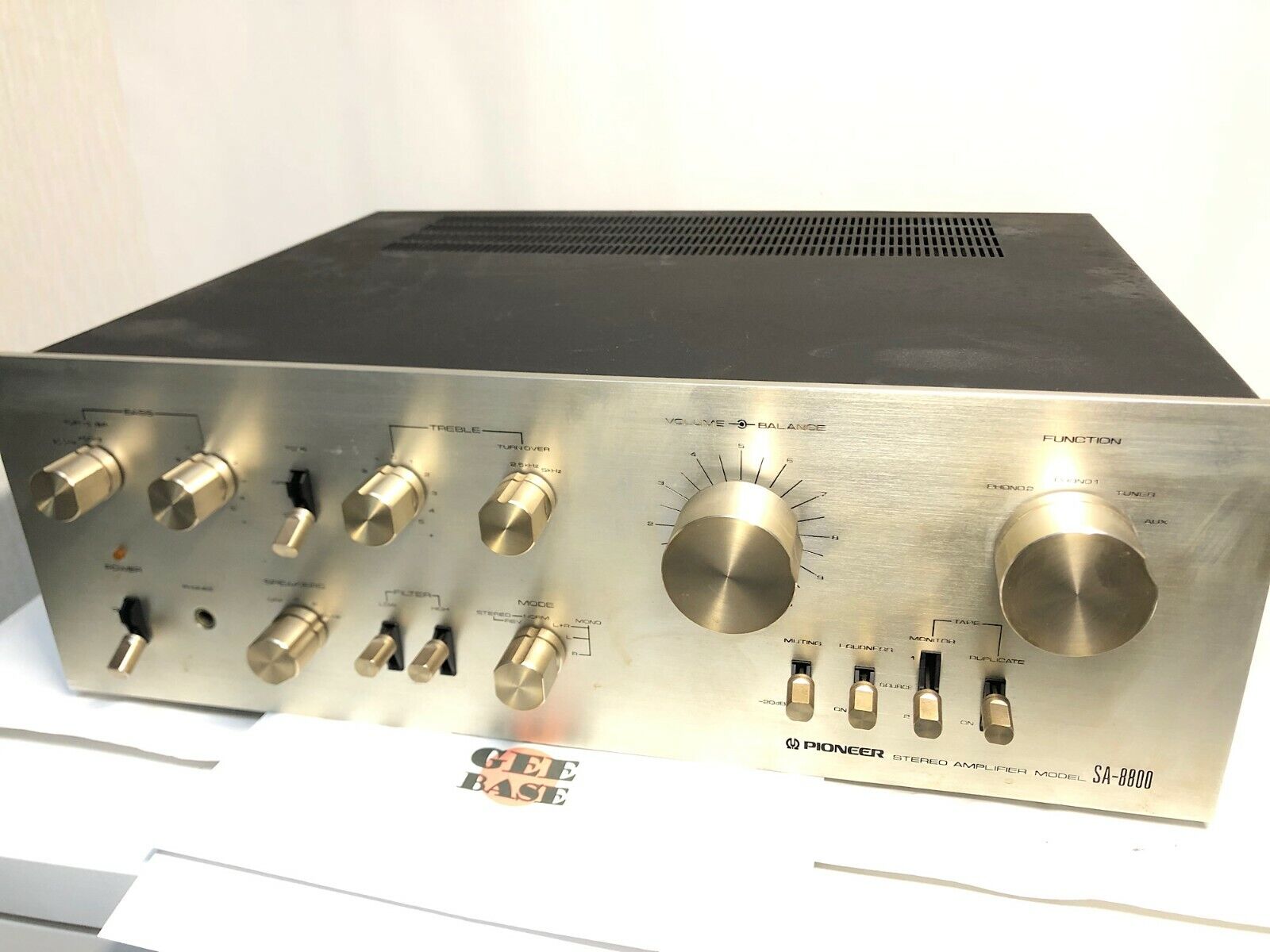 Pioneer SA-8800 Stereo Amplifier ((For Parts or Repair Pioneer SA-8800 Stereo Amplifier ((For Parts or Repair