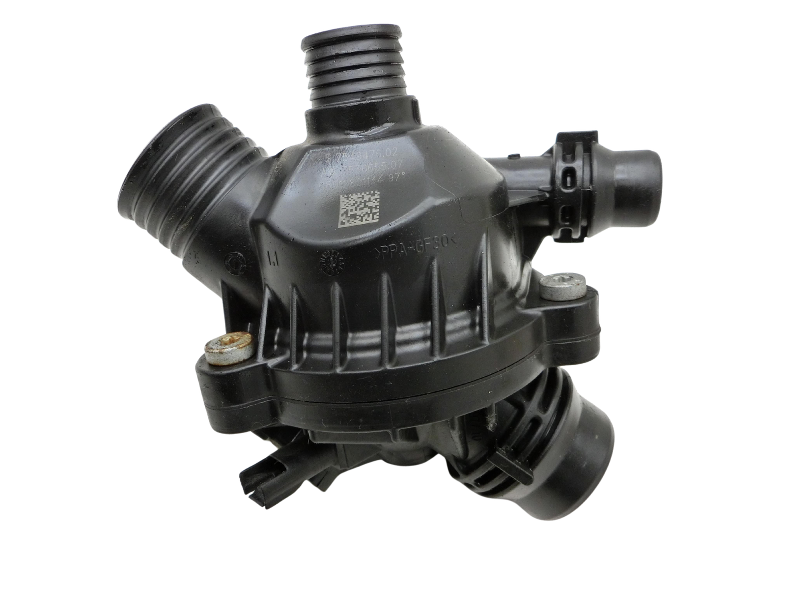 BMW 1er E88 125I 07-11 3,0i 160KW Thermostat Flansch Thermostatgehäuse  - Bild 1