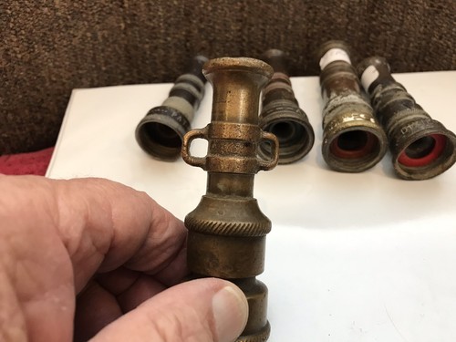 5 Vintage Hose Nozzels