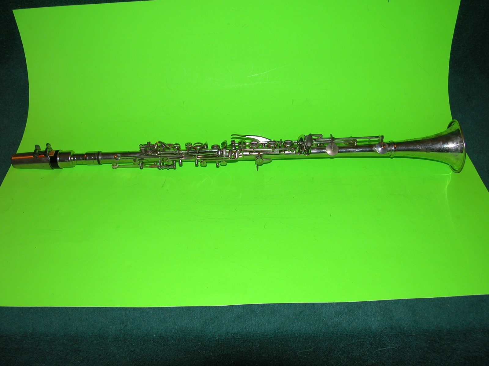 Vintage Viking Silver Metal Clarinet w/ Case