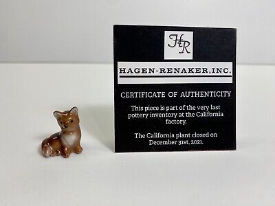 Hagen Renaker #A-113 2021 Baby Fox NOS Last of the Factory Stock Free Shipping