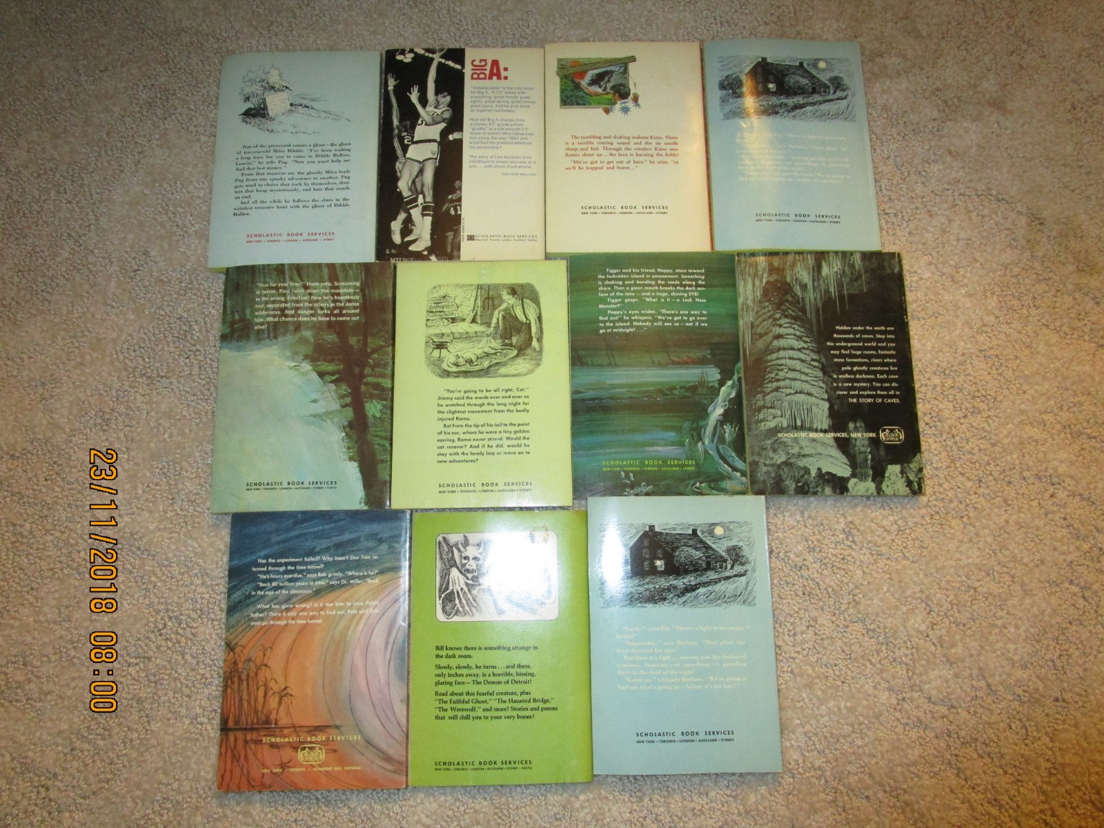 Vintage 60s 70s Scholastic Book Services Book Lot of 65 Mysteries Teen Issues